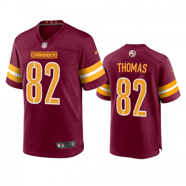 Washington Commanders Logan Thomas Burgundy Game Jersey