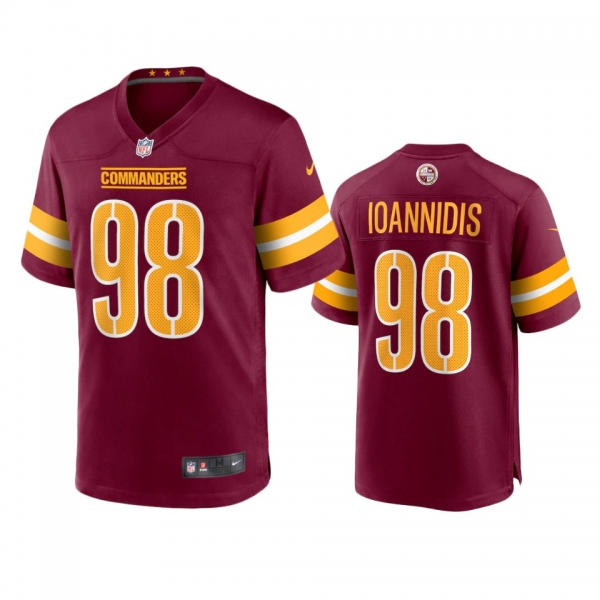 Washington Commanders Matt Ioannidis Burgundy Game Jersey