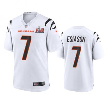 Cincinnati Bengals Boomer Esiason White Super Bowl LVI Game Jersey