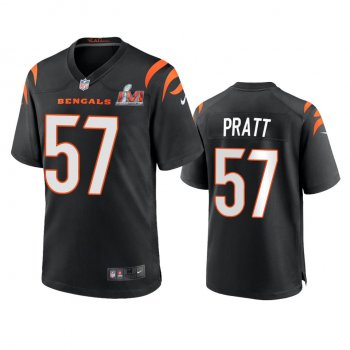 Cincinnati Bengals Germaine Pratt Black Super Bowl LVI Game Jersey