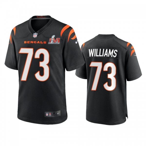 Cincinnati Bengals Jonah Williams Black Super Bowl LVI Game Jersey