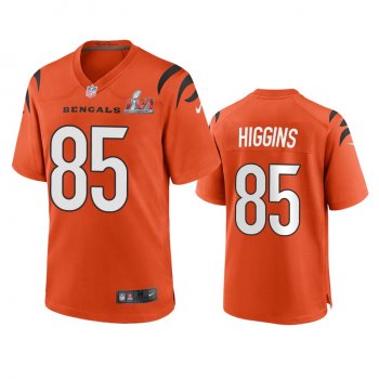 Cincinnati Bengals Tee Higgins Orange Super Bowl LVI Game Jersey