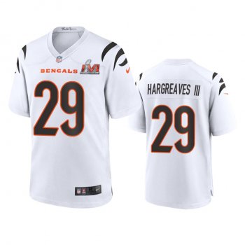 Cincinnati Bengals Vernon Hargreaves III White Super Bowl LVI Game Jersey