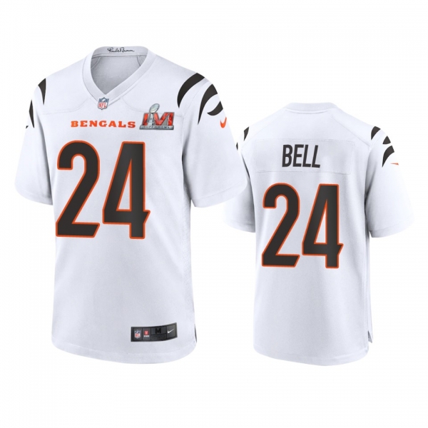 Cincinnati Bengals Vonn Bell White Super Bowl LVI Game Jersey