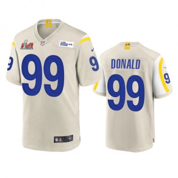 Los Angeles Rams Aaron Donald Bone Super Bowl LVI Game Jersey