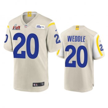 Los Angeles Rams Eric Weddle Bone Super Bowl LVI Game Jersey