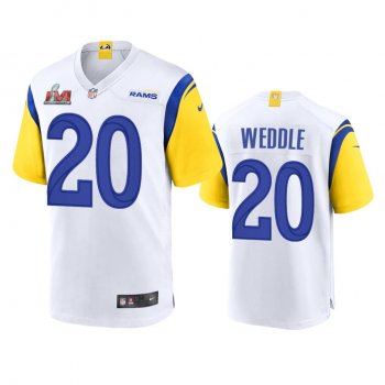 Los Angeles Rams Eric Weddle White Super Bowl LVI Game Jersey