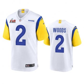 Los Angeles Rams Robert Woods White Super Bowl LVI Game Jersey