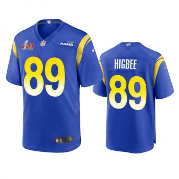 Los Angeles Rams Tyler Higbee Royal Super Bowl LVI Game Jersey