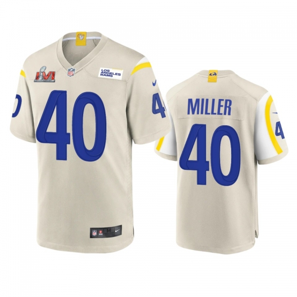 Los Angeles Rams Von Miller Bone Super Bowl LVI Game Jersey