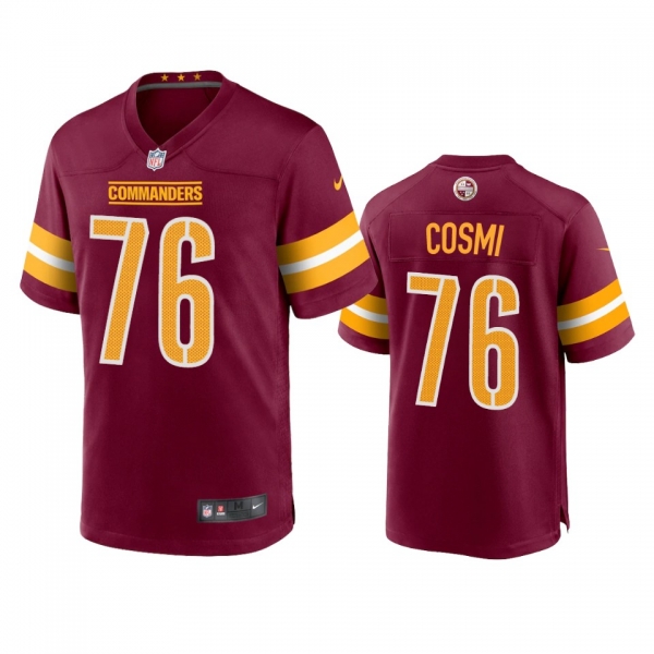 Washington Commanders Samuel Cosmi Burgundy Game Jersey