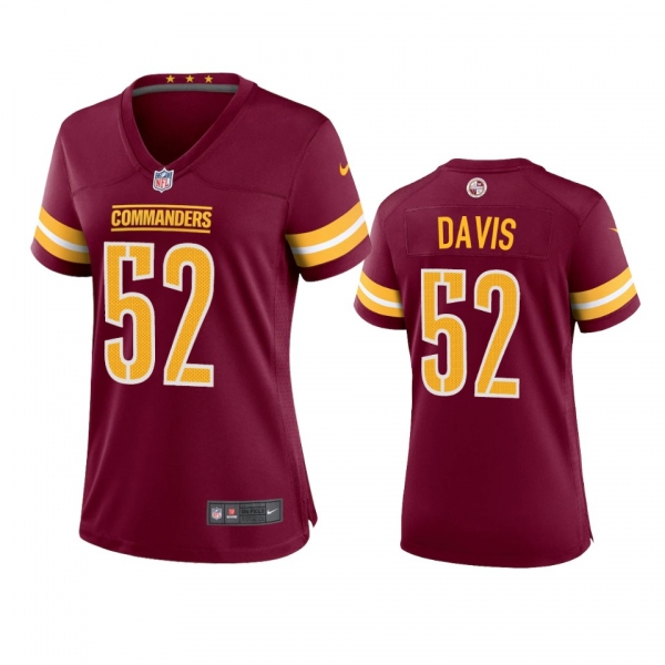 Women's Washington Commanders Jamin Davis Burgundy Game Jersey