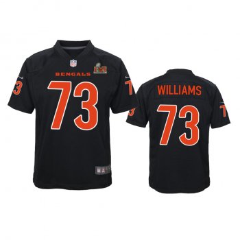 Youth Bengals Jonah Williams Black Super Bowl LVI Game Fashion Jersey