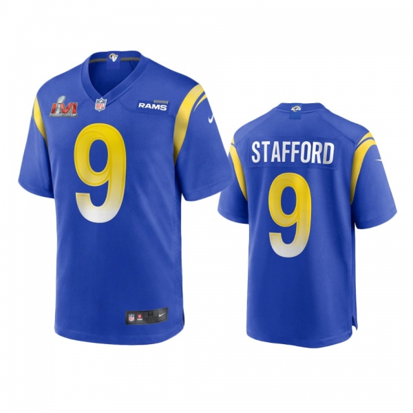 Youth Rams Matthew Stafford Royal Super Bowl LVI Game Jersey