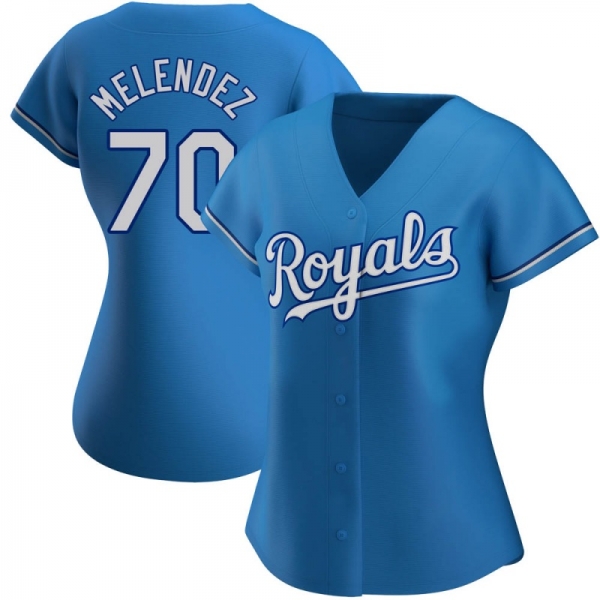 Women's Light Blue Replica MJ Melendez Kansas City Alternate Jersey