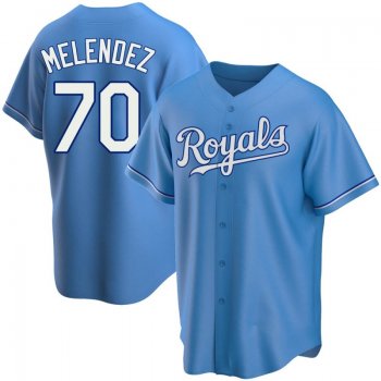 Youth Light Blue Replica MJ Melendez Kansas City Alternate Jersey