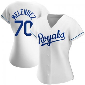 Women's White Replica MJ Melendez Kansas City Home Jersey