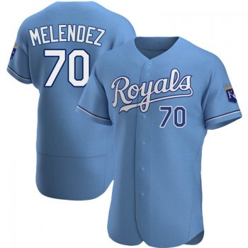 Light Blue Authentic MJ Melendez Men's Kansas City Alternate Jersey