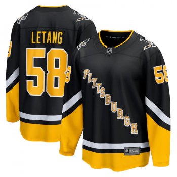 Fanatics Branded Kris Letang Pittsburgh Penguins Black 2021/22 Alternate Premier Breakaway Player Jersey