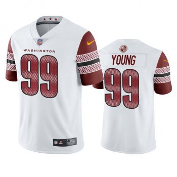 Washington Commanders Chase Young White Vapor Limited Jersey