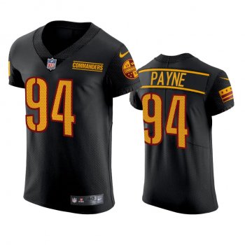 Washington Commanders Da'ron Payne Black Elite Jersey - Men's