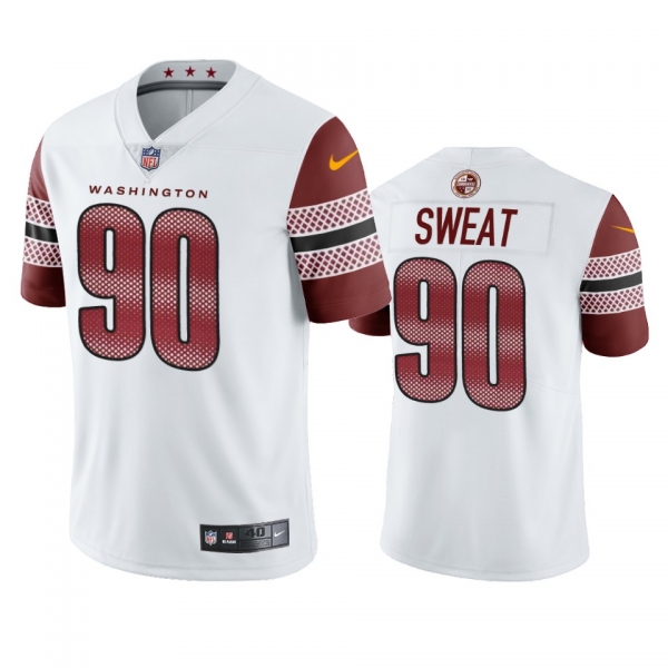 Washington Commanders Montez Sweat White Vapor Limited Jersey