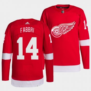 Robby Fabbri #14 Red Wings Home Red Jersey 2021-22 Pro Authentic