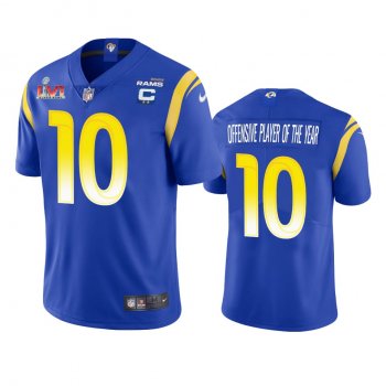 Los Angeles Rams Cooper Kupp Royal 2021 NFL Offensive Player of the Year Limited Jersey