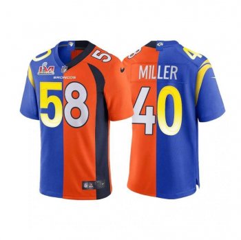 Nike Broncos & Rams Von Miller Split Vapor Limited Men Jersey