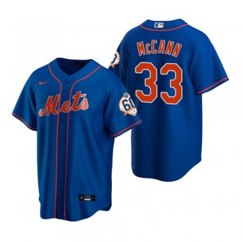 New York Mets James McCann Nike Royal 60th Anniversary Alternate Jersey