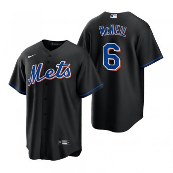 Men's New York Mets Jeff McNeil Nike Black 2022 Replica Alternate Jersey