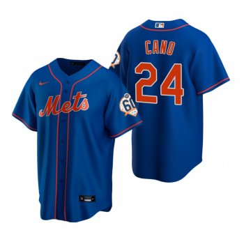 New York Mets Robinson Cano Nike Royal 60th Anniversary Alternate Jersey