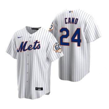 New York Mets Robinson Cano Nike White 60th Anniversary Replica Jersey