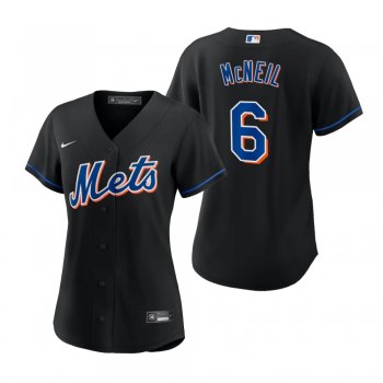 Women's New York Mets Jeff McNeil Black Replica Alternate Jersey