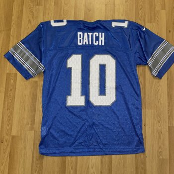 CHARLIE BATCH DETROIT LIONS Stitched FOOTBALL JERSEY