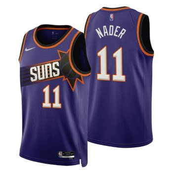 Phoenix Suns 2022-23 Icon Edition #11 Abdel Nader Purple Jersey