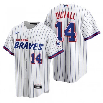 Atlanta Braves Adam Duvall White 2021 City Connect Replica Jersey