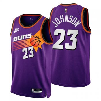 Phoenix Suns NO. 23 Cameron Johnson 2022-23 Classic Edition Purple Jersey