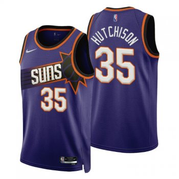 Phoenix Suns 2022-23 Icon Edition #35 Chandler Hutchison Purple Jersey