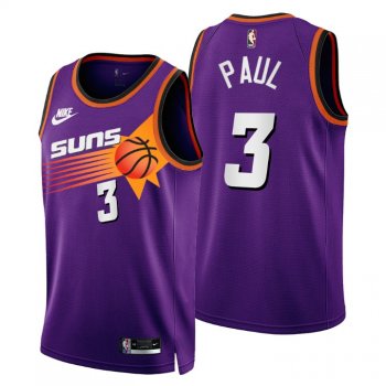 Phoenix Suns NO. 3 Chris Paul 2022-23 Classic Edition Purple Jersey