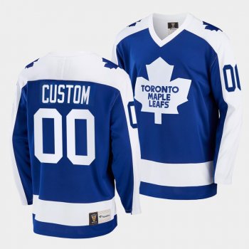 Custom Toronto Maple Leafs Vintage Blue Jersey Replica