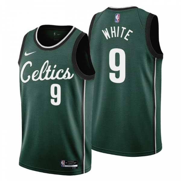 2022-23 Boston Celtics #9 Derrick White City Edition Green Jersey