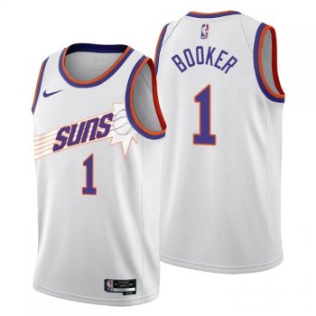 2022-23 Phoenix Suns #1 Devin Booker City Edition White Jersey