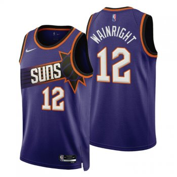 Phoenix Suns 2022-23 Icon Edition #12 Ishmail Wainright Purple Jersey