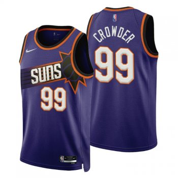 Phoenix Suns 2022-23 Icon Edition #99 Jae Crowder Purple Jersey