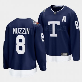 Jake Muzzin Toronto Maple Leafs 2022 Heritage Classic Navy Jersey