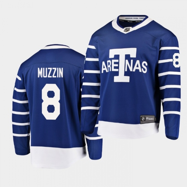 Jake Muzzin Toronto Arenas #8 Breakaway Player Throwback Jersey