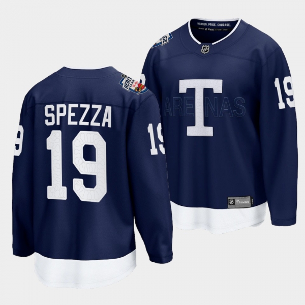 Jason Spezza Toronto Maple Leafs 2022 Heritage Classic Navy Jersey