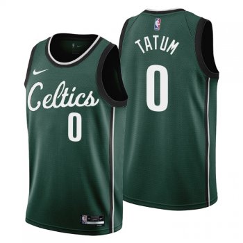 2022-23 Boston Celtics #0 Jayson Tatum City Edition Green Jersey