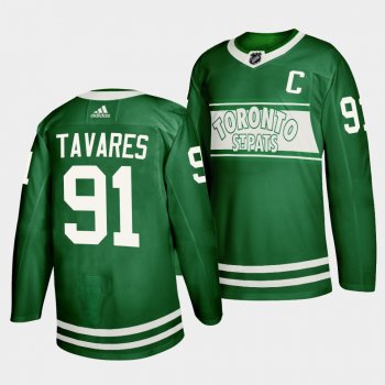 John Tavares Toronto Maple Leafs St. Patricks Day 2022 Green Special Edition Jersey